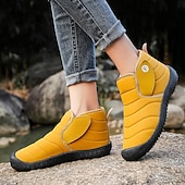 cheap Winter &amp; Snow Boots-Men&#039;s Insulated Winter Snow Boots – Waterproof Slip-On Ankle Boots with Faux Fur Lining, Anti-Slip Sole for Outdoor Hiking &amp; Cold Weather