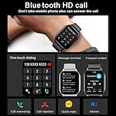 abordables Pulseras inteligentes-696 HK26 Reloj inteligente 2.04 pulgada Pulsera inteligente Bluetooth Podómetro Recordatorio de Llamadas Seguimiento del Sueño Compatible con Android iOS Mujer Llamadas con Manos Libres Recordatorio