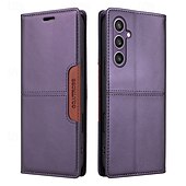 Χαμηλού Κόστους Samsung Θήκη-τηλέφωνο tok Για S24 S24 Ultra Plus S24 FE S23 S22 S21 S20 Ultra Plus FE S25 Ultra Αναποδογυρίστε το κάλυμμα με βάση στήριξης Υποδοχή κάρτας Ανθεκτική σε πτώσεις Ρετρό TPU PU δέρμα