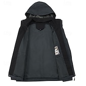cheap Softshell, Fleece &amp; Hiking Jackets-Men&#039;s Softshell Jacket Hiking Jacket Outdoor Windproof Water Resistant Windbreaker Jacket Traveling Dark Grey Black White Blue Light Grey