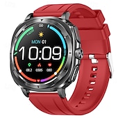 abordables Montres connectées-iMosi ET492 Montre intelligente 1.43 pouce Smartwatch Montre Connectée Bluetooth ECG + PPG Surveillance de la température Podomètre Compatible avec Android iOS Femme Hommes Mode Mains-Libres