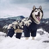halpa Takit-Koirat Takit Takki Puffer Jack Talvi Heijastava Vedenkestävä Lämmin ulko- Sisällä Koti vaatteet Medium Suuri