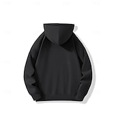 cheap Men&#039;s Elite Hoodies &amp; Sweatshirts-Men&#039;s Hoodie Black White Navy Blue Hooded Plain Pocket Christmas Gifts Work Sports &amp; Outdoor Active Cool Basic Fall Winter Clothing Apparel Hoodies Sweatshirts  Long Sleeve