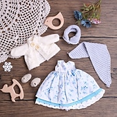 cheap Waldorf Dolls-Handmade Waldorf Doll Clothes Set for 12 inch Doll Handmade Muppet Doll for Christmas Gifts