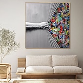 levne Umělecké malby-graffiti umění olejomalba ručně malované abstraktní umění paměť graffiti street art malba ručně malovaný pop art olejomalba zeď umění karikatura olejomalba pro obývací pokoj dekorace na stěnu ložnice
