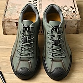 abordables Baskets-baskets décontractées en similicuir marron pour hommes avec lacets élastiques réglables - semelle antidérapante durable, coupe confortable pour un usage quotidien