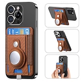 economico Cover per iPhone-telefono Custodia Per iPhone 16 Pro Max Plus iPhone 15 Pro Max Plus Universali Custodia ad adsorbimento magnetico Con supporto A calamita Supporto a molla TPU pelle sintetica