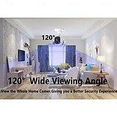 cheap Indoor IP Network Cameras-Compact Indoor Plug-In Smart Security Camera 1080P HD Video Motion Detection Two-Way Audio Easy Set Up