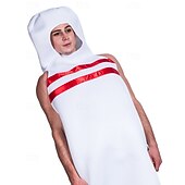levne Pánské kostýmy-Bowlingová Karnevalový kostým Onesies Dospělé Unisex Legrační kostým Výkon Párty předvečer Všech svatých Karneval Mardi Gras Jednoduchý karnevalový kostým