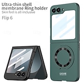 お買い得  サムスン用ケース-電話 ケース 用途 サムスンのギャラクシー Zフリップ7 Z Flip 4 バックカバー スタンド付き 耐衝撃 レトロ風 強化ガラス PC