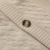 baratos Suéteres básicos-Homens Moletom Jaqueta de suor Preto Azul Marinha Cáqui Cinzento Decote V Tecido Bolsos Trabalho Desportos e Ar livre Casual Roupa de rua Básico Casual Primavera &amp; Outono Estações Cruzadas Roupa