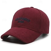 preiswerte Baseballkappe für Herren-Herren Cap Basecap Sonnenhut Kappe Rote Dunkelmarine Polyester Einstellbar Modisch Freizeitskleidung Festival Muster Stickerei Draussen Lässig / Alltäglich