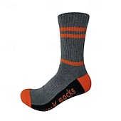economico calzini da uomo-Per uomo 5 coppie Confezioni multiple Calzini Sopra la caviglia Squadra di calcio Calzini da corsa Calzini casual Nero Rosso Colore A quadri / A righe / Chevron Sportivo Giornaliero Da mare Di base