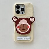 abordables Carcasas iPhone-teléfono Funda Para iPhone 16 Pro Max Plus iPhone 16 iPhone 16 Pro iPhone 15 Pro Max Plus iPhone 15 iPhone 14 Pro Max iPhone 13 Pro Max Funda Trasera con Soporte Antigolpes Retro TPU Cuero de PU