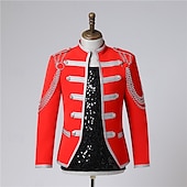 preiswerte Oberteile-Retro Vintage Rokoko Mantel Maskerade Zirkusjacke Prinz Aristokrat Herren Karneval Maskerade Veranstaltung / Fest Erwachsene Mantel Frühling Herbst Winter