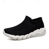 preiswerte Sneaker für Herren-Rote Flyknit-Sneaker für Herren, leichte und atmungsaktive, stylische Freizeitschuhe für den Alltag, Outdoor-Aktivitäten und Sport