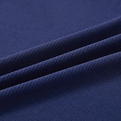 billiga Herrars klassiska polo-Herr Våffelpikétröjor Quarter Zip Polo Utomhus Casual Fjärdedels blixtlås Långärmad Mode Modern Ensfärgat Stickat Vår &amp; Höst Standardpassform Marinblå Mörkgrön Orange Ljusgrå Våffelpikétröjor