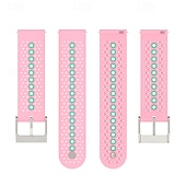 cheap Samsung Watch Bands-Watch Band for Samsung Galaxy Watch 7/6/5/4 40/44mm, Galaxy Watch 5 Pro 45mm, Galaxy Watch 4/6 Classic 42/46/43/47mm, Watch 3, Active 2, Gear S2 Silicone Replacement  Strap Adjustable Sport Band