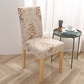 abordables Funda para silla de comedor-Funda elástica para silla de comedor, funda elástica y duradera para silla de comedor con respaldo alto, ideal para proteger y refrescar las sillas de comedor, agrega comodidad y estilo a la decoración de su comedor