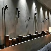 ieftine sculpturi de perete-Sculpturi suspendate din rășină de perete - potrivite pentru sufragerie, dormitor sau coridor - fără pene, fără electricitate - cadou ideal pentru iubitorii de artă modernă
