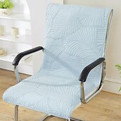 abordables Funda para silla de comedor-Funda de silla de comedor de algodón, funda suave y transpirable, perfecta para proteger y refrescar las sillas de comedor, agrega comodidad y un toque clásico a la decoración de su comedor.