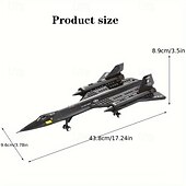 abordables Jouets de construction-183 pièces militaires sr-71 black bird scout petites technologies blocs de construction jouets d&#039;épissure éducatifs pour enfants collection blocs de construction jouets cadeau de noël d&#039;halloween