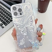 お買い得  iPhone用ケース-電話 ケース 用途 iPhone 16 Pro Max プラス iPhone 16 Proマックス iPhone15 iPhone 15 Pro Max iPhone 14 Pro Max iPhone 13 Pro Max バックカバー リストストラップ付き 耐衝撃 レトロ風 TPU PC
