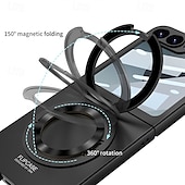お買い得  サムスン用ケース-電話 ケース 用途 サムスンのギャラクシー Zフリップ7 Z Flip 4 バックカバー スタンド付き 耐衝撃 レトロ風 強化ガラス PC