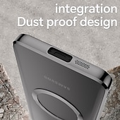 Недорогие Чехлы для Samsung-телефон Кейс для Назначение S24 Ultra S24 Plus S24 S23 S23 Ultra S23 Plus S25 Ультра Кейс на заднюю панель Магнитный Поддержка беспроводной зарядки Защита от удара Ретро Покрытие