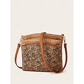 economico Borse a Tracolla-borsa a tracolla vintage boho con motivi geometrici - borsa a tracolla leggera ed elegante per le donne, ideale per tutti i giorni e per i viaggi