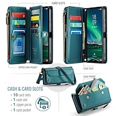 Недорогие Чехлы для Samsung-телефон Кейс для Назначение S24 S24 Ultra Plus S24 ФЭ S23 S22 S21 S20 Ultra Plus FE А55 А35 А25 А15 5Г A54 A34 A14 A72 A52 A32 A22 A12 A53 A33 A23 A13 A71 A51 Кошелек для карт
