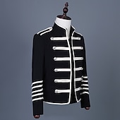 preiswerte Oberteile-Retro Vintage Rokoko Mantel Maskerade Zirkusjacke Prinz Aristokrat Pailletten Kostüm Herren Karneval Maskerade Veranstaltung / Fest Erwachsene Mantel Frühling Herbst Winter