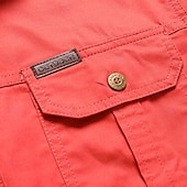 economico camicie western da uomo-Per uomo Bandiera americana degli Stati Uniti Cervo Camicie da lavoro Camicia occidentale Camicia da carico Manica lunga Occidentale Informale Sportivo Per uscire Da caccia Inverno Primavera &amp; Autunno