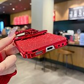 Χαμηλού Κόστους Samsung Θήκη-τηλέφωνο tok Για Z Flip 6 Z Flip 5 Z Flip 4 Z Flip 3 Πίσω Κάλυμμα Bling Glitter Shiny Δαχτυλίδι πόρπη Ανθεκτική σε πτώσεις Ρετρό TPU PC