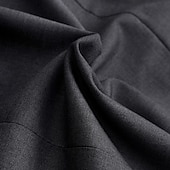 billiga Herrars klassiska kavajer-kavaj för män sportrock mörkgrå formell bröllop gästkavaj dagligt mode avslappnad alla årstider polyester bomullsblandning enfärgad enkelknäppt kavaj