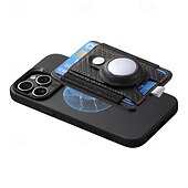 economico Cover per iPhone-telefono Custodia Per iPhone 16 Pro Max Plus iPhone 15 Pro Max Plus Universali Custodia ad adsorbimento magnetico Con supporto A calamita Supporto a molla TPU pelle sintetica
