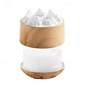 economico Umidificatori e deumidificatori-Diffusore di aromaterapia simulato a forma di vulcano e iceberg con telecomando, 7 luci colorate, diffusore di fragranze per deodorante per ambienti temporizzato
