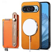 رخيصةأون جراب للهواتف الأخرى-هاتف غطاء من أجل بكسل 9 برو بيكسل 9 برو اكس ال Pixel 8 Pro Pixel 8 بكسل 9 Pixel 7 Pixel 7 Pro غطاء خلفي مع حامل مغناطيس دعم الشحن اللاسلكي مكتب  /  الأعمال TPU جلد PU
