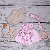 abordables Ensembles de Vêtements et Accessoires pour Poupées-ensemble de vêtements de poupée waldorf fait à la main pour poupée de 12 pouces poupée muppet faite à la main pour cadeaux de Noël