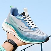 economico Sneakers da uomo-scarpe da corsa sportive leggere da uomo – scarpe da ginnastica con lacci in mesh traspirante con suola ammortizzante per palestra e fitness all&#039;aperto