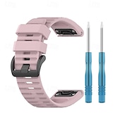 levne Pásky na hodinky Garmin-Pásek hodinek pro Garmin Fenix 8 51mm 7X Pro 6X 5X Plus Epix Pro Tactix 7 Amoled Instinct 2X Quatix Enduro Descent Mk2i Mk2 26mm Silikon Výměna, nahrazení Popruh Nastavitelný Sportovní značka Náramek