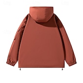 preiswerte Fleece &amp; 3 in 1 Jacken-Herren Soft Shell Jacke Wanderjacke Draussen Windundurchlässig Atmungsaktiv Leichte Jacke Windbreaker-Jacke Reisen Weinrot Schwarz Rosa Grün Khaki