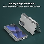 Недорогие Чехлы для Samsung-телефон Кейс для Назначение Z-сгиб 6 Кейс на заднюю панель со стендом Защита от удара Ретро ТПУ ПК
