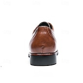 economico Formale-scarpe classiche da uomo in stile oxford marrone con dettagli brogue - eleganti calzature formali per lavoro ed eventi