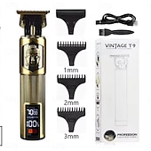 cheap Shaving &amp; Hair Removal-Professional Hair Cutting Machine Wireless Electric Hair Trimmer Digital Display Hair Clipper Men Beard Shaver Barber For Men