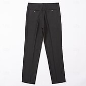 cheap Slim-Men&#039;s Dress Pants Trousers Slacks Suit Pants Pocket Plain Comfort Breathable Wedding Outdoor Daily Fashion Casual Black Khaki