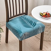 ieftine Husa scaun de sufragerie-Set de huse pentru scaune elastice pentru scaune de sufragerie huse de scaune moi, detașabile, lavabile, pentru scaune de sufragerie, huse pentru scaune de sufragerie protector