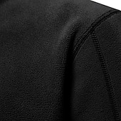 billige Basic gensere-Herre Genser Polarfleece Kvart glidelås genser Svart Militærgrønn Kakifarget Mørkegrå Lyseblå Halv glidelås عادي Sport &amp; Utendørs Daglig Ferie Polyester Gatemote Grunnleggende Fritid Høst vinter Klær