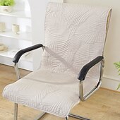 abordables Funda para silla de comedor-Funda de silla de comedor de algodón, funda suave y transpirable, perfecta para proteger y refrescar las sillas de comedor, agrega comodidad y un toque clásico a la decoración de su comedor.