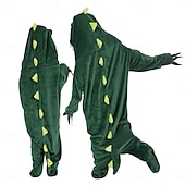 cheap Couples&#039; &amp; Group Costumes-Dinosaur Shark Couples Carnival Costume Kigurumi Pajamas Onesies Kid&#039;s Adults&#039; Men&#039;s Women&#039;s Boys Novelty Funny Costume Theme Party Carnival Mardi Gras Easy Carnival Costume